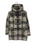 WEEKEND Max Mara（ウィークエンド マックスマーラ）の古着「フーデットダッフルコート」｜ホワイト×ブラック