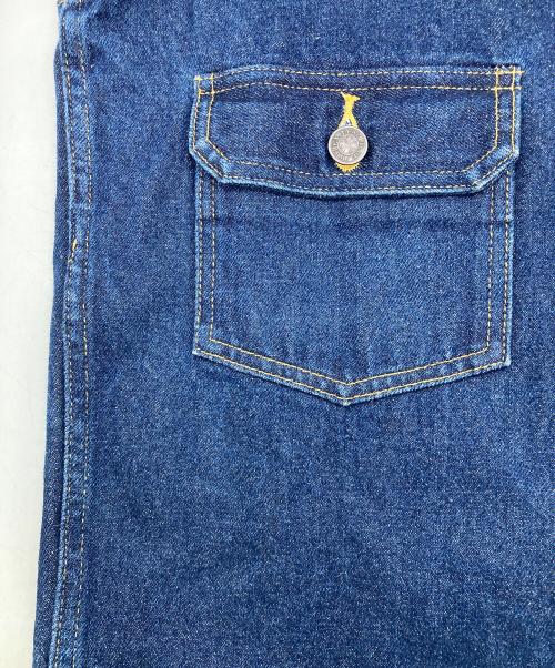 AVIREX（アヴィレックス）AVIREX (アヴィレックス) バッグ刺繍デニムブルゾン インディゴ サイズ:Lの古着・服飾アイテム