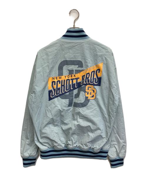 Schott（ショット）Schott (ショット) AWARD JACKET ブルー サイズ:Mの古着・服飾アイテム