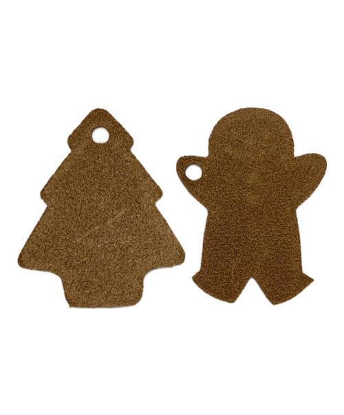 土屋鞄（ツチヤカバン）土屋鞄 (ツチヤカバン) コードバン二つ折り財布 ブラウン×ネイビーの古着・服飾アイテム