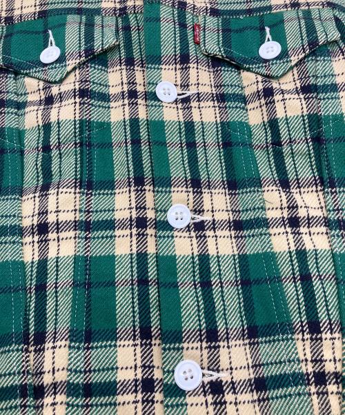 LEVI'S（リーバイス）LEVI'S (リーバイス) チェックネルシャツ グリーン サイズ:Mの古着・服飾アイテム