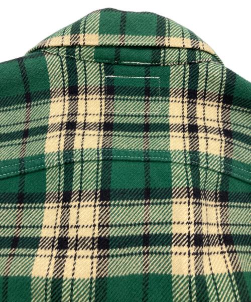 LEVI'S（リーバイス）LEVI'S (リーバイス) チェックネルシャツ グリーン サイズ:Mの古着・服飾アイテム