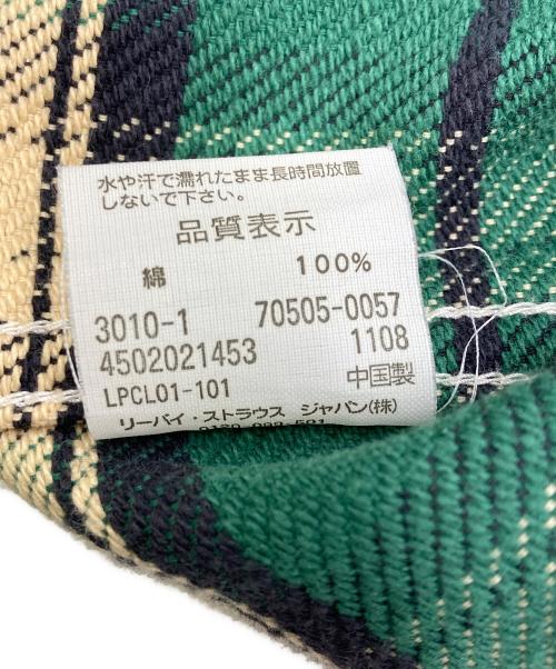 LEVI'S（リーバイス）LEVI'S (リーバイス) チェックネルシャツ グリーン サイズ:Mの古着・服飾アイテム