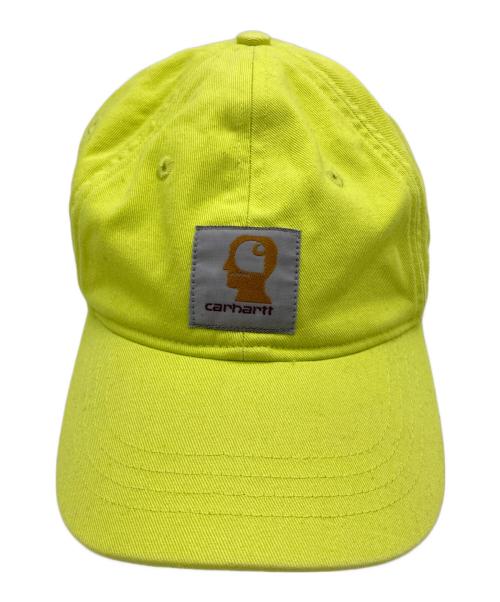 CarHartt（カーハート）CarHartt (カーハート) BRAIN DEAD (ブレインデッド) Brain Dead Logo Cap 蛍光 サイズ:FREEの古着・服飾アイテム