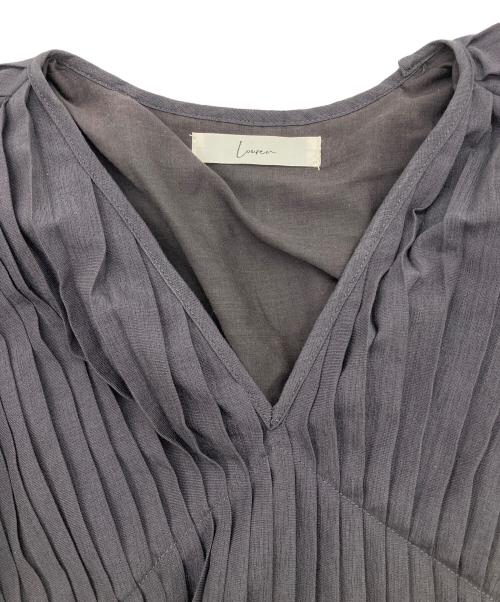 Louren（ローレン）louren (ローレン) all pleats volume dress グレー サイズ:FREEの古着・服飾アイテム
