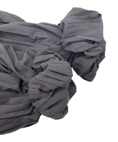 Louren（ローレン）louren (ローレン) all pleats volume dress グレー サイズ:FREEの古着・服飾アイテム