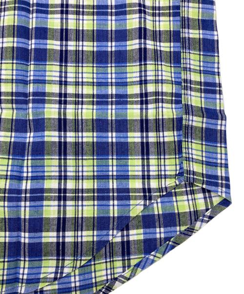 POLO RALPH LAUREN（ポロ・ラルフローレン）POLO RALPH LAUREN (ポロ・ラルフローレン) BLAKE 半袖ボタンダウンシャツ グリーン×ブルー サイズ:Sの古着・服飾アイテム