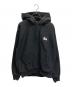 stussy（ステューシー）の古着「ロゴパーカー」｜ブラック