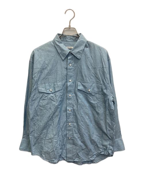 Couture d'adam（クチュールドアダム）COUTURE D'ADAM (クチュールドアダム) オーバーサイズ シャンブレーシャツ ブルー サイズ:SIZE38の古着・服飾アイテム