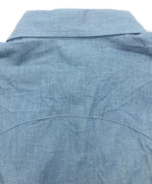 Couture d'adam（クチュールドアダム）COUTURE D'ADAM (クチュールドアダム) オーバーサイズ シャンブレーシャツ ブルー サイズ:SIZE38の古着・服飾アイテム