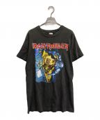 IRON MAIDENアイアンメイデン）の古着「IRON MAIDEN　バンドプリントTシャツ」｜ブラック