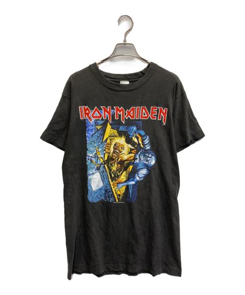 IRON MAIDEN（アイアンメイデン）IRON MAIDEN (アイアンメイデン) IRON MAIDEN　バンドプリントTシャツ ブラック サイズ:Lの古着・服飾アイテム