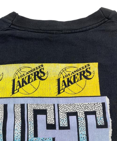 FRUIT OF THE LOOM（フルーツオブザルーム）FRUIT OF THE LOOM (フルーツオブザルーム) LOS ANGERS LOS ANGERS LAKERS　プリントTシャツ ネイビー サイズ:XLの古着・服飾アイテム