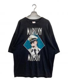 ALSTYLE APPAREL & ACTIVEWEAR（アレスタイルアパレル＆アクティブウェア）の古着「ロックプリントTシャツ」｜ネイビー