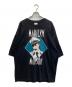 ALSTYLE APPAREL & ACTIVEWEAR（アレスタイルアパレル＆アクティブウェア）の古着「ロックプリントTシャツ」｜ネイビー