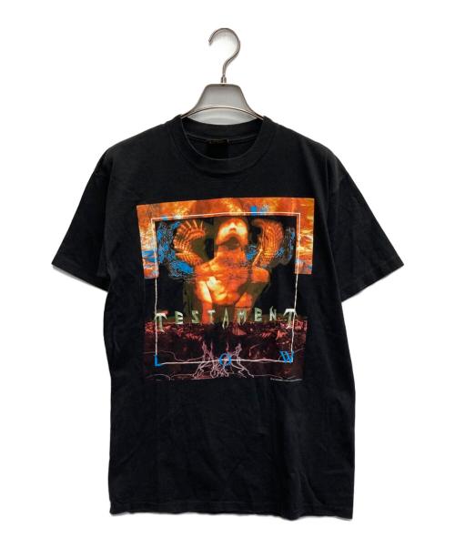 BROCKUM（ブロッカム）BROCKUM (ブロッカム) TESTAMENT　プリントTシャツ ブラック サイズ:Lの古着・服飾アイテム