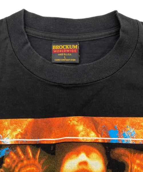 BROCKUM（ブロッカム）BROCKUM (ブロッカム) TESTAMENT　プリントTシャツ ブラック サイズ:Lの古着・服飾アイテム