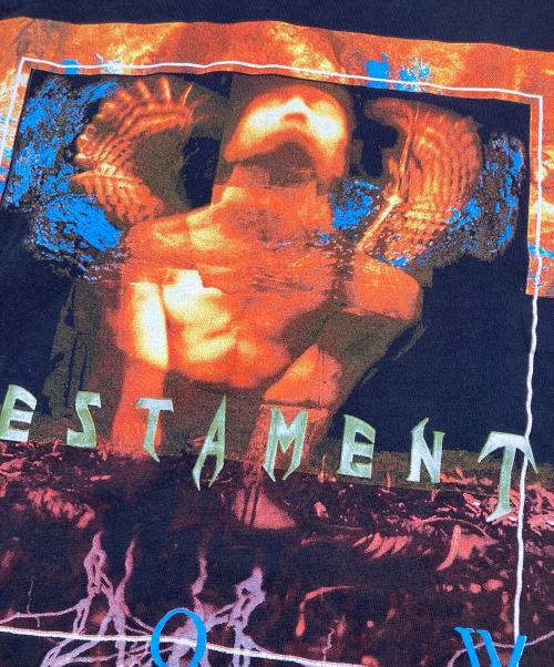 BROCKUM（ブロッカム）BROCKUM (ブロッカム) TESTAMENT　プリントTシャツ ブラック サイズ:Lの古着・服飾アイテム