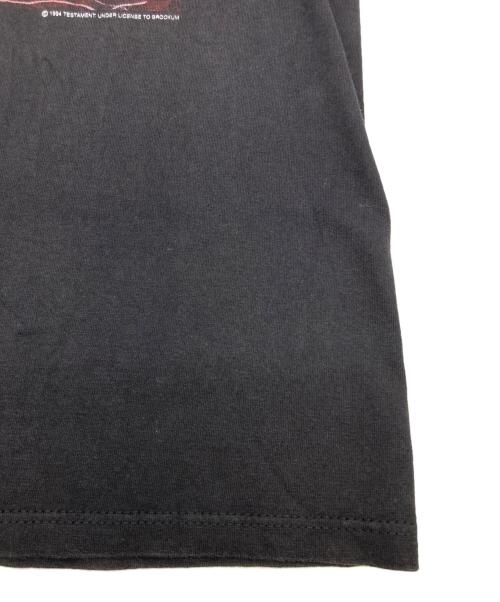 BROCKUM（ブロッカム）BROCKUM (ブロッカム) TESTAMENT　プリントTシャツ ブラック サイズ:Lの古着・服飾アイテム