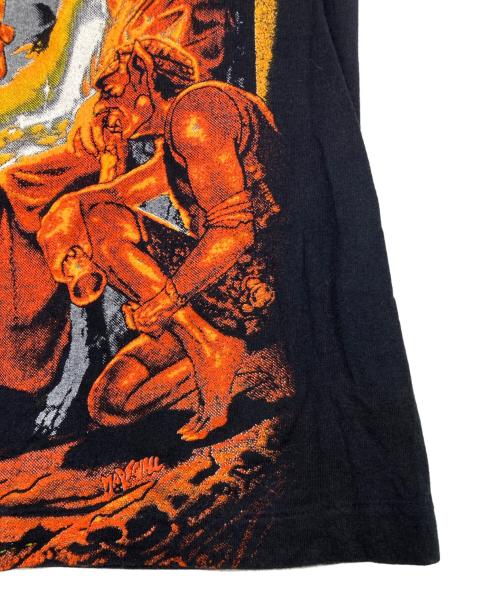 SCREEN STARS（スクリーンズスターズ）SCREEN STARS (スクリーンズスターズ) バンドプリントTシャツ ブラック サイズ:XLの古着・服飾アイテム