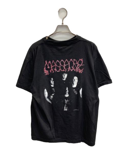 earache（イアレイク）earache (イアレイク) MASACRE　プリントTシャツ ブラック サイズ:Lの古着・服飾アイテム