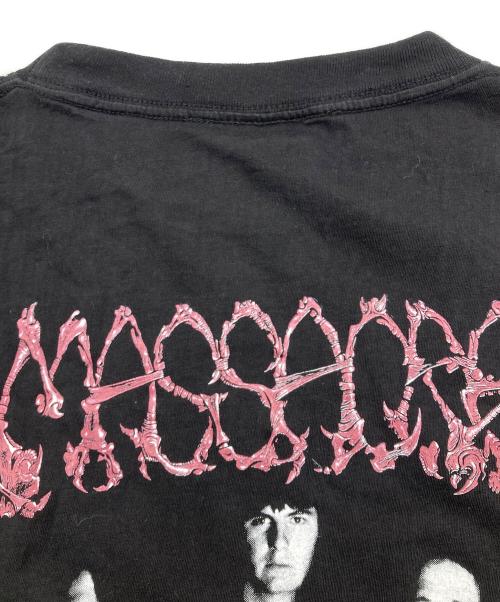 earache（イアレイク）earache (イアレイク) MASACRE　プリントTシャツ ブラック サイズ:Lの古着・服飾アイテム