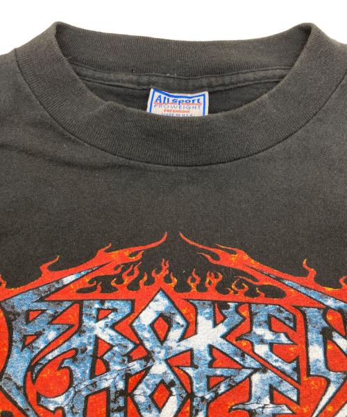 ALL SPORT（オールスポーツ）ALL SPORT (オールスポーツ) バンドプリントTシャツ ブラック サイズ:Lの古着・服飾アイテム