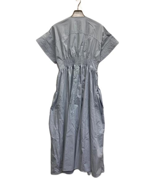 ELENDEEK（エレンディーク）ELENDEEK (エレンディーク) オープンカラーシャツワンピース ブルー サイズ:1の古着・服飾アイテム