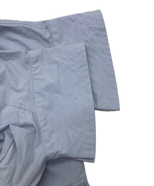 ELENDEEK（エレンディーク）ELENDEEK (エレンディーク) オープンカラーシャツワンピース ブルー サイズ:1の古着・服飾アイテム