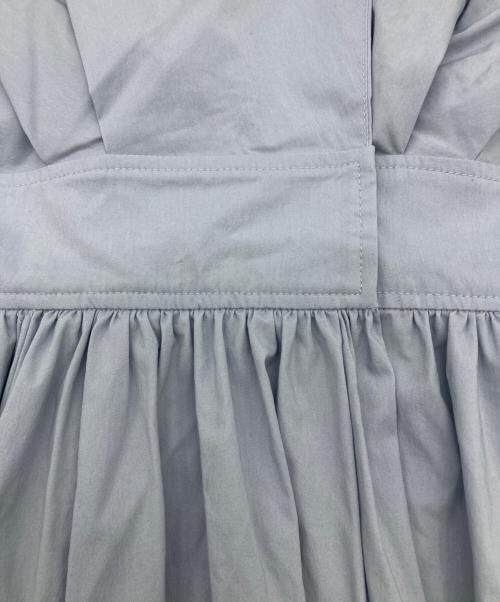 ELENDEEK（エレンディーク）ELENDEEK (エレンディーク) オープンカラーシャツワンピース ブルー サイズ:1の古着・服飾アイテム