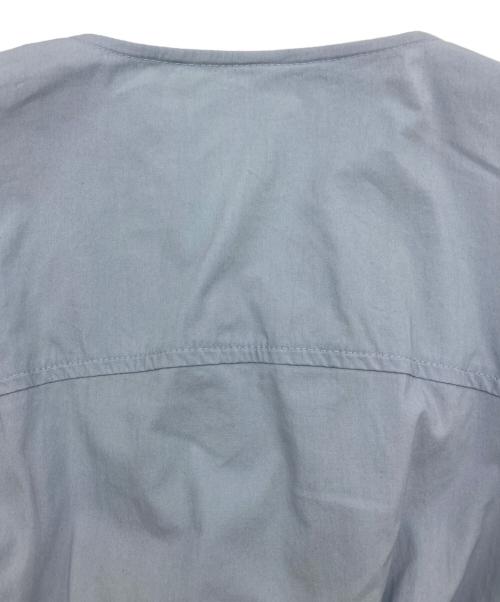 ELENDEEK（エレンディーク）ELENDEEK (エレンディーク) オープンカラーシャツワンピース ブルー サイズ:1の古着・服飾アイテム