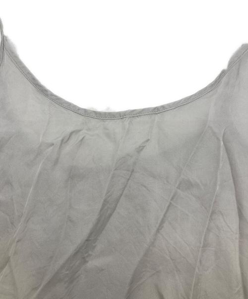 ebure（エブール）EBURE (エブール) チェック ノースリーブワンピース グレー サイズ:36の古着・服飾アイテム