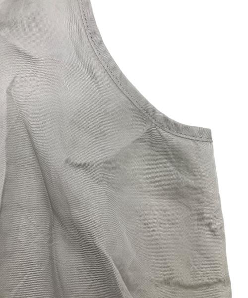 ebure（エブール）EBURE (エブール) チェック ノースリーブワンピース グレー サイズ:36の古着・服飾アイテム