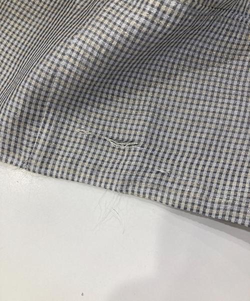 ebure（エブール）EBURE (エブール) チェック ノースリーブワンピース グレー サイズ:36の古着・服飾アイテム