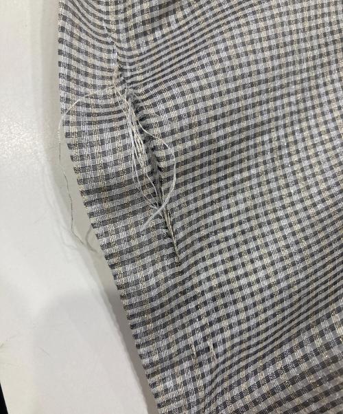 ebure（エブール）EBURE (エブール) チェック ノースリーブワンピース グレー サイズ:36の古着・服飾アイテム