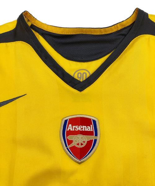NIKE（ナイキ）NIKE (ナイキ) ARSENALゲームシャツ イエロー サイズ:XLの古着・服飾アイテム