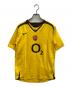 NIKE（ナイキ）の古着「ARSENALゲームシャツ」｜イエロー
