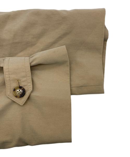 MACPHEE（マカフィー）MACPHEE (マカフィー) シャンブレーツイル ステンカラーコート ベージュ サイズ:34の古着・服飾アイテム