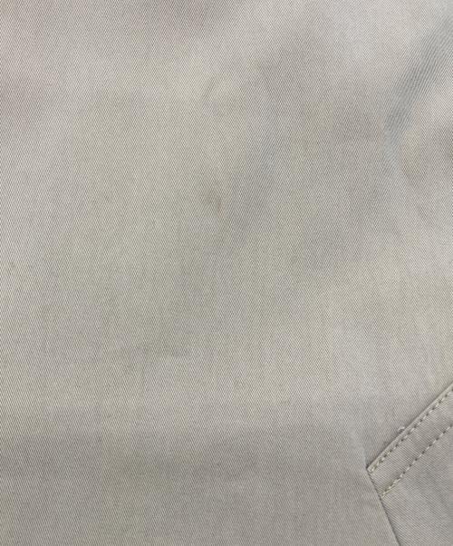 MACPHEE（マカフィー）MACPHEE (マカフィー) シャンブレーツイル ステンカラーコート ベージュ サイズ:34の古着・服飾アイテム