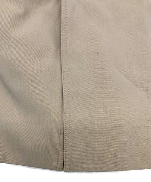 MACPHEE（マカフィー）MACPHEE (マカフィー) シャンブレーツイル ステンカラーコート ベージュ サイズ:34の古着・服飾アイテム