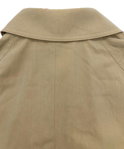 MACPHEE（マカフィー）MACPHEE (マカフィー) シャンブレーツイル ステンカラーコート ベージュ サイズ:34の古着・服飾アイテム