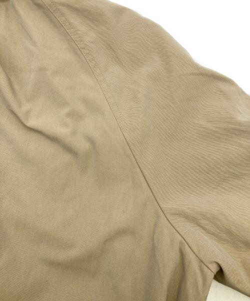 MACPHEE（マカフィー）MACPHEE (マカフィー) シャンブレーツイル ステンカラーコート ベージュ サイズ:34の古着・服飾アイテム