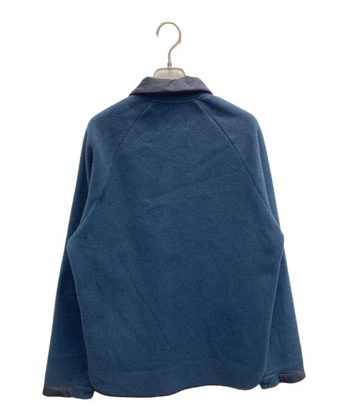 WHIMSY（ウィムジー）WHIMSY (ウィムジー) FLEECE RAGLAN POLOフリースプルオーバー ネイビー サイズ:Lの古着・服飾アイテム