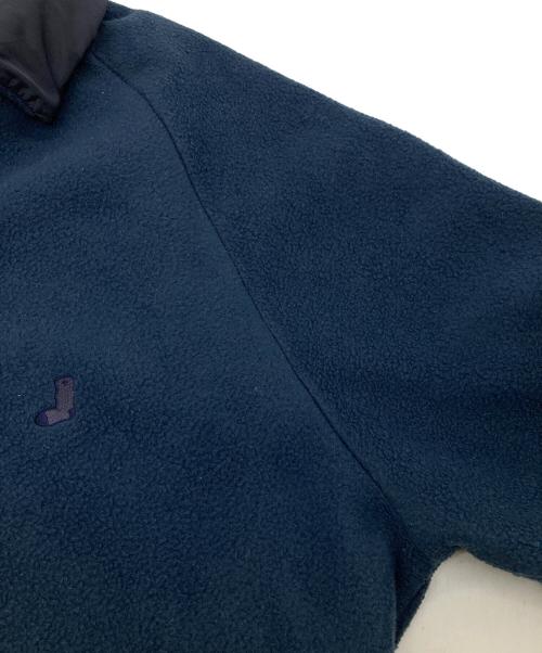 WHIMSY（ウィムジー）WHIMSY (ウィムジー) FLEECE RAGLAN POLOフリースプルオーバー ネイビー サイズ:Lの古着・服飾アイテム