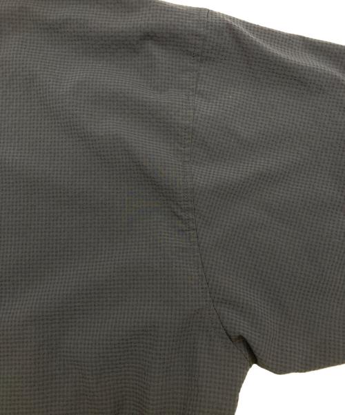WHIMSY（ウィムジー）WHIMSY (ウィムジー) シアサッカーシャツ ブラック サイズ:Mの古着・服飾アイテム