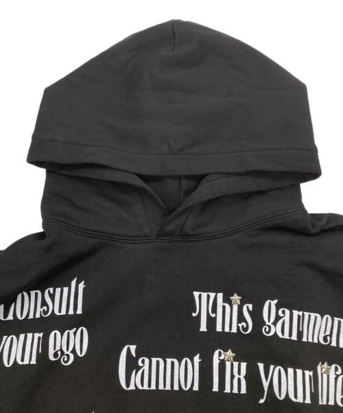 ANTIMID（アンチミッド）ANTIMID (アンチミッド) BIG LOGO HOODIE ブラック サイズ:Mの古着・服飾アイテム