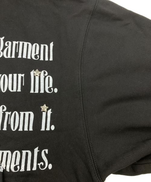 ANTIMID（アンチミッド）ANTIMID (アンチミッド) BIG LOGO HOODIE ブラック サイズ:Mの古着・服飾アイテム