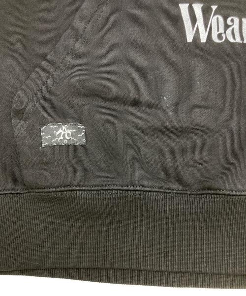 ANTIMID（アンチミッド）ANTIMID (アンチミッド) BIG LOGO HOODIE ブラック サイズ:Mの古着・服飾アイテム