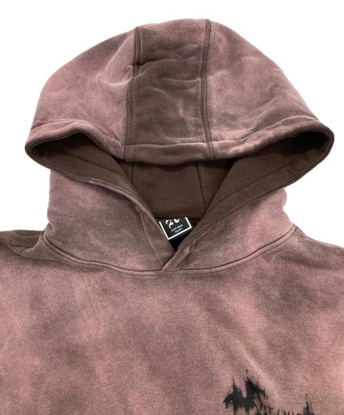 ANTIMID（アンチミッド）ANTIMID (アンチミッド) PIGMENT  HOODIE ブラウン サイズ:Sの古着・服飾アイテム