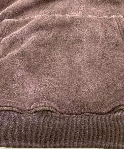 ANTIMID（アンチミッド）ANTIMID (アンチミッド) PIGMENT  HOODIE ブラウン サイズ:Sの古着・服飾アイテム